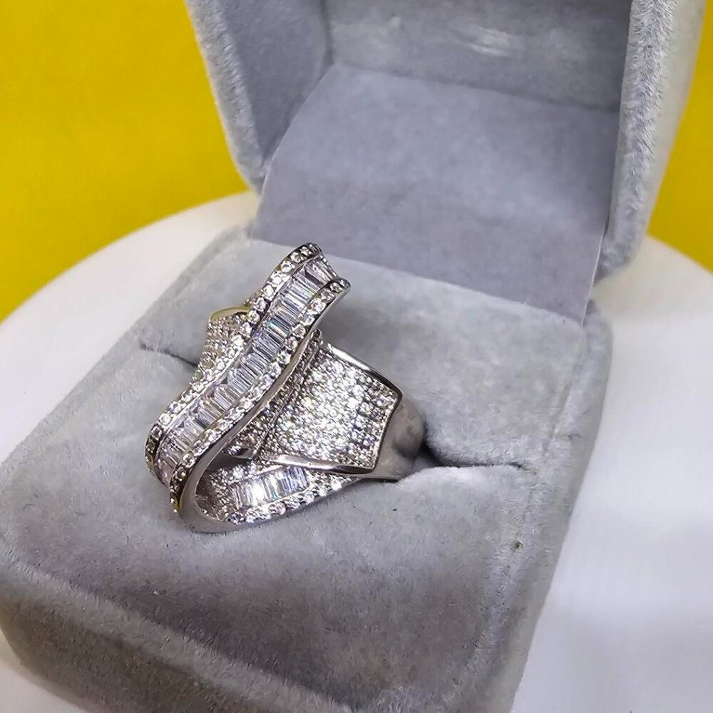 Laverna Dramatic Baguette Ring - image 2